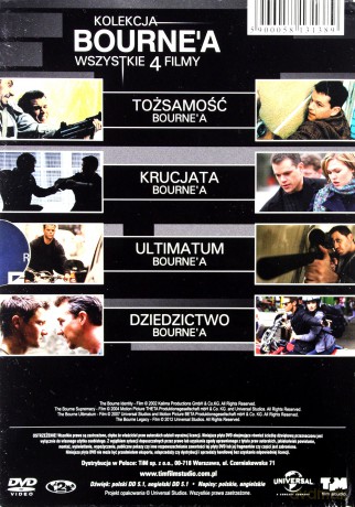 Kolekcja Bourne'a [4DVD]