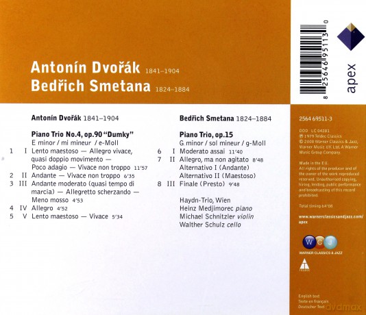 Haydn Trio Wien: Dvorak: Piano Trios [CD]