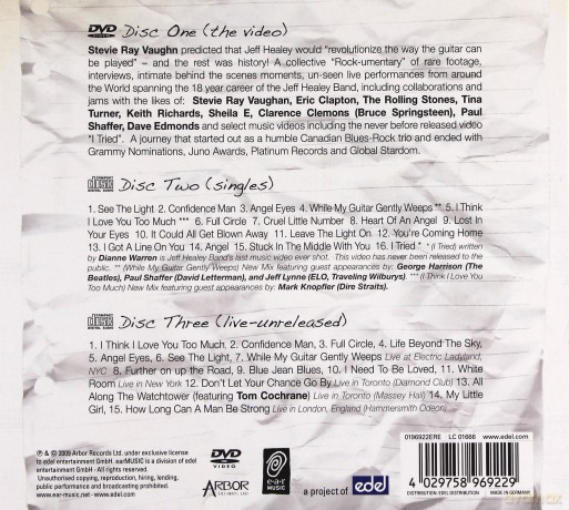 Jeff Healey: Legacy volume one (Digipack) [2CD]+[DVD]