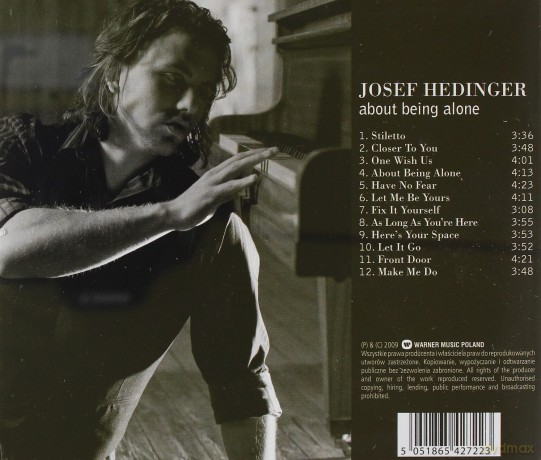 Josef Hedinger: About Being Alone [CD]