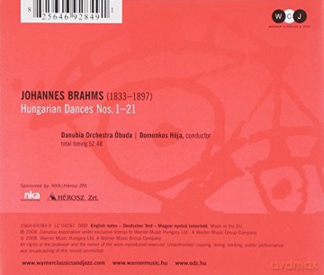 Domonkos Heja/Danubia Orchestr: Brahms: Hungarian Dances No.1-21 [CD]