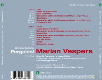 Edward Higginbottom/Choir Of N: Perg: Marian Vespers [2CD]