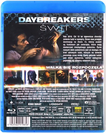 Daybreakers. Świt [Blu-Ray]