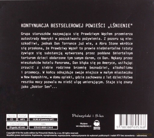 Doktor Sen. Książka audio CD MP3 - Stephen King