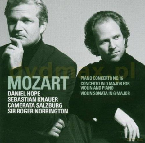 Daniel Hope/Knauer,Sebastian: Mozart: Piano Concerto No 16/Concerto for Violin and Piano [CD]