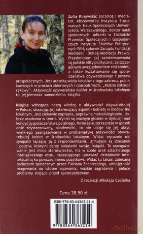Można zakasać rękawy. Aktywność obywatelska kobiet w środowisku lokalnym - Zofia Kinowska [KSIĄŻKA]
