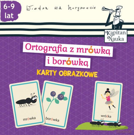 Ortografia z mrówką i borówką. Karty obrazkowe - Bożena Dybowska [KSIĄŻKA]