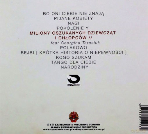 Bartas Szymoniak: Miliony oszukanych dziewcząt i chłopców [CD]