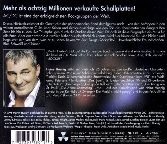 Martin Huxley: AC/DC-Biographie Gel.V.Hoenig [2CD]
