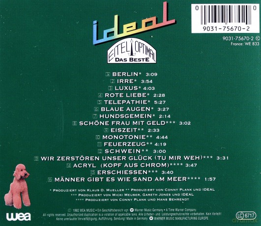 Ideal: Eitel Optimal - Das Beste [CD]