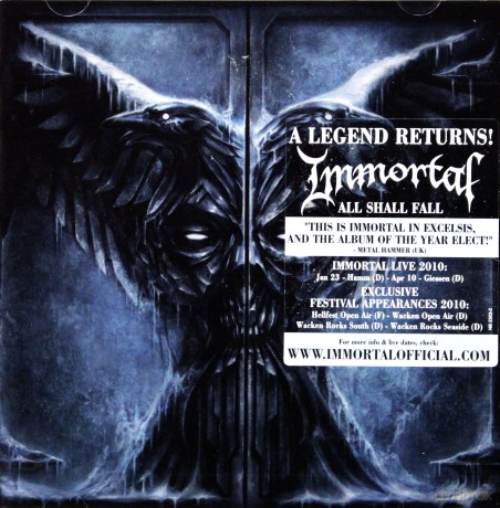 Immortal: All Shall Fall [CD]