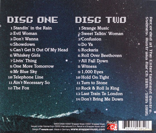 E.L.O.: One Night In Australia [CD]