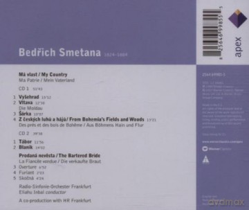 Eliahu Inbal/Rsof: Smet: Ma Vlast&Bartered Bride [2CD]