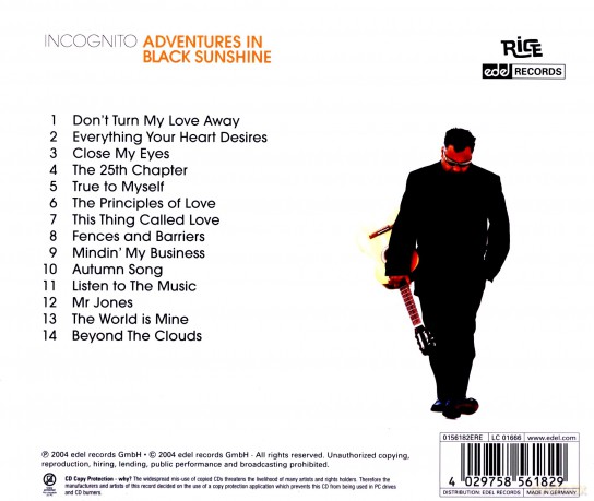 Incognito: Adventures In Black Sunshine [CD]