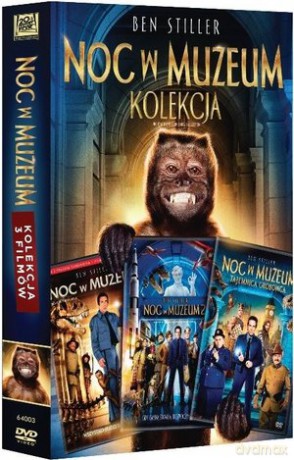 Noc w muzeum. Zestaw 3 filmów [3DVD]