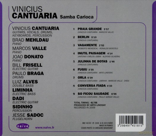 Vinicius Cantuaria: Samba Carioca [CD]