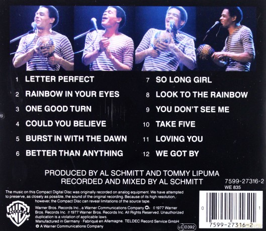 Al Jarreau: Look To The Rainbow (Live) [CD]