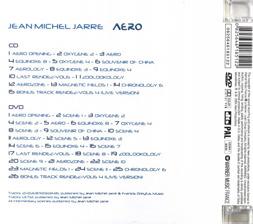 Jean Michel Jarre: Aero [CD]+[DVD]