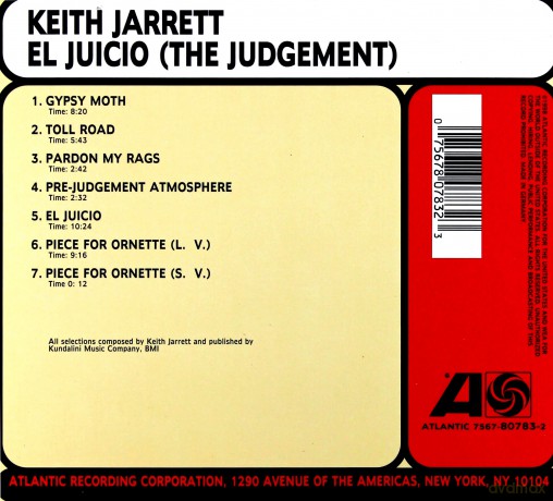 Keith Jarrett: El Juicio (The Judgement) (digipack) [CD]