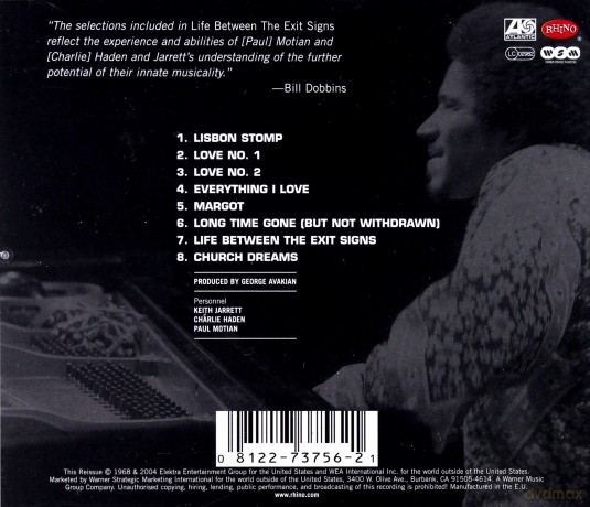Keith Jarrett: Life Between The Exit Signs [CD]