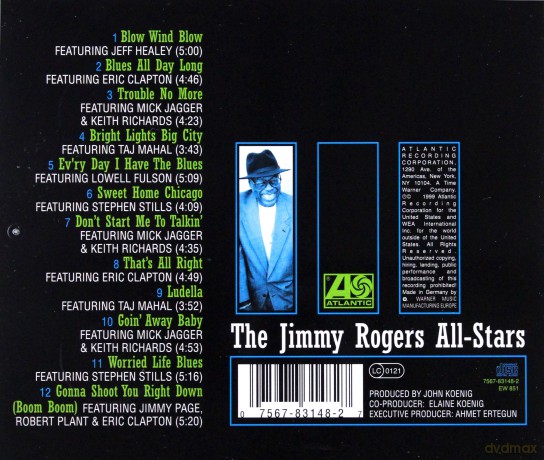 Jimmy Rogers Allstars: Blues Blues Blues [CD]