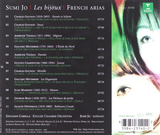 Sumi Jo: French Arias [CD]