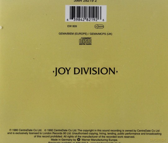 Joy Division: Closer [CD]