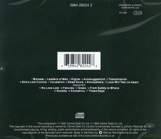 Joy Division: Substance [CD]