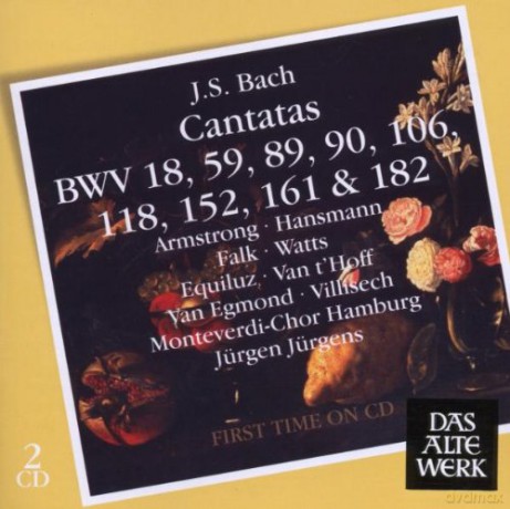 Jurgen Jurgens/Monteverdi Chor: Bach: Cantatas Bwv18,59,89,90,1 [2CD]