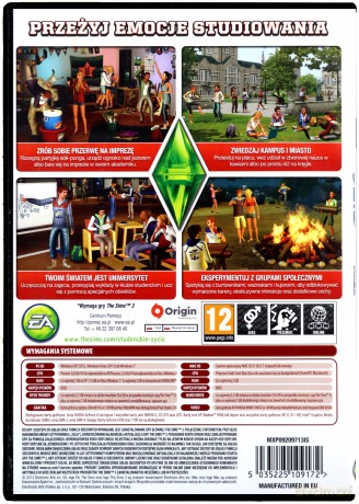 The Sims 3: Studenckie Życie (Dodatek) [GRA PC]