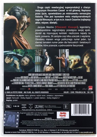 Wróg publiczny numer 1 vol. 2 [DVD]