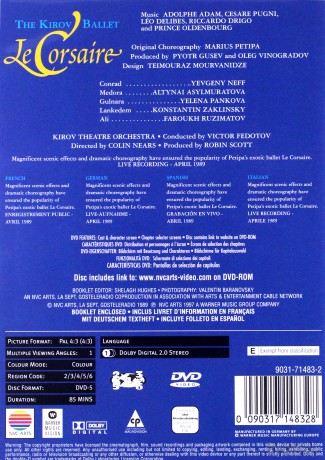 Kirov Ballet/Kto/Fedotov: Le Corsaire [DVD]
