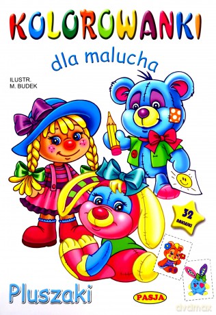 Pluszaki kolorowanki dla malucha - Mariola Budek [KSIĄŻKA]
