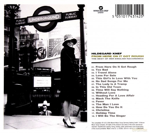 Hildegard Knef: From Here On It Got Rough The Best Of Her English Recordings (digipack) [CD]