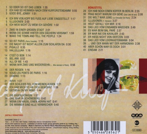 Hildegard Knef: So Oder So Ist Das Leben (digipack) [CD]