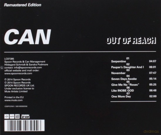 Can: Out Of Reach [CD]