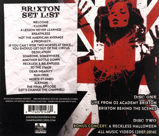 Asking Alexandria: Live From Brixton And Beyond [DVD]
