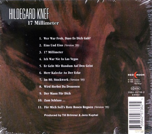 Hildegard Knef: 17 Millimeter [CD]