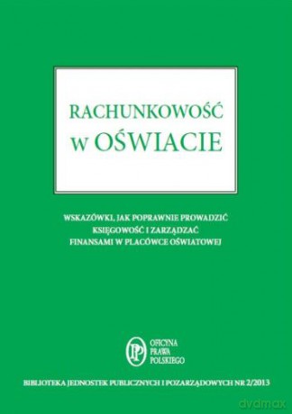 Rachunkowość w oświacie - Anna Zienkiewicz [KSIĄŻKA]