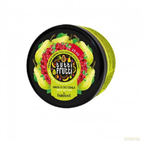 Farmona Tutti Frutti Masło do ciała gruszka & żurawina 275 ml
