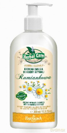 Farmona Herbal Kremowa Łagodząca Emulsja do higieny intymnej rumiankowa 300 ml