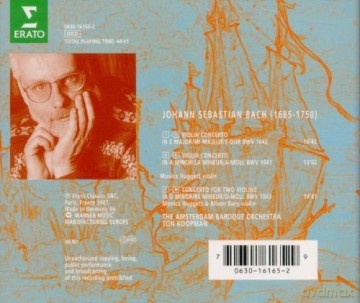 Koopman/Abo: Bach: Violinkonz. Bwv 1041 [CD]