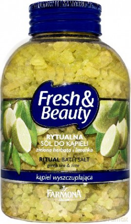 Farmona Fresh & Beauty Sól do kąpieli herbata / limonka