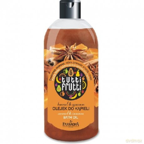 Farmona Tutti Frutti Olejek do kąpieli karmel & cynamon