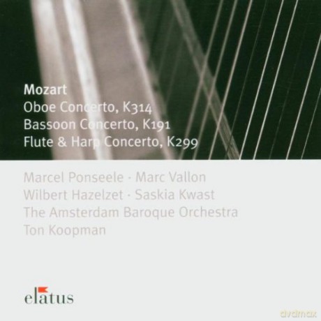 Ton Koopman/Abo: Mozart: Konz.F.Oboe,Fagott,Flöte [CD]