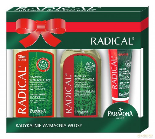 Farmona Zestaw Radical: szampon + odżywka + serum do włosów