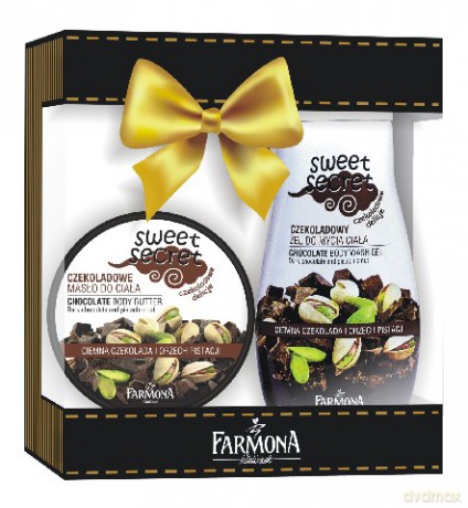 Farmona Zestaw Sweet Secret Czekoladowy: masło do ciała + żel pod prysznic