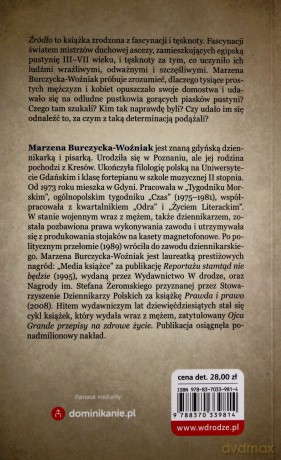 Źródło opowieści o ojcach pustyni - Marzena Burczycka-Woźniak [KSIĄŻKA]