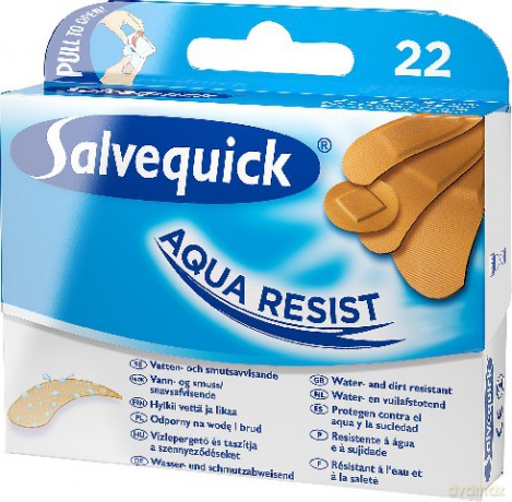 Plastry Salvequick wodoodporne Aqua Resist (1 opakowanie) 22 szt