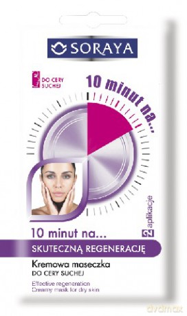 Soraya 10 minut na: skuteczną regenerację, kremowa maseczka do cery suchej 2x5 ml